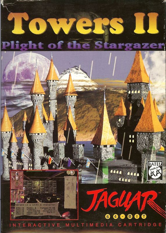 Front Cover for Towers II: Plight of the Stargazer (Jaguar)