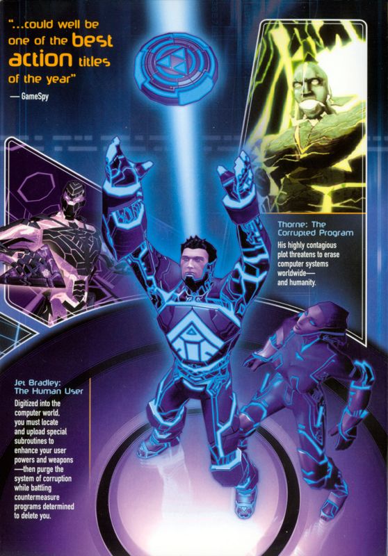 Inside Cover for Tron 2.0 (Windows): Right Flap