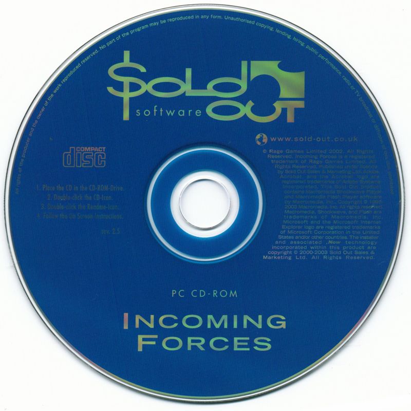 Media for Incoming Forces (Windows) (Sold Out Software release)