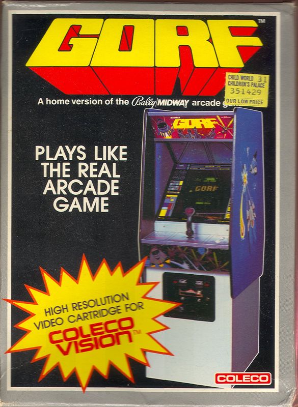 Front Cover for Gorf (ColecoVision)