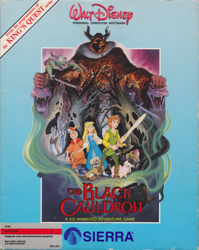 Front Cover for The Black Cauldron (Apple IIgs)
