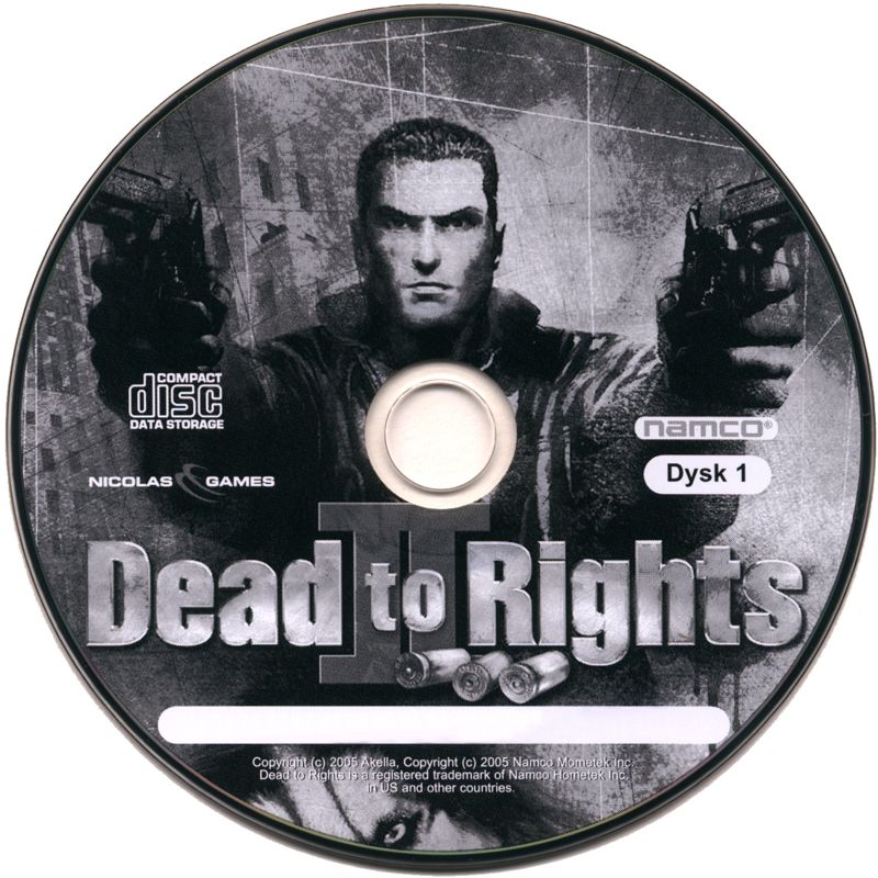 Media for Dead to Rights II (Windows): Disc 1/2