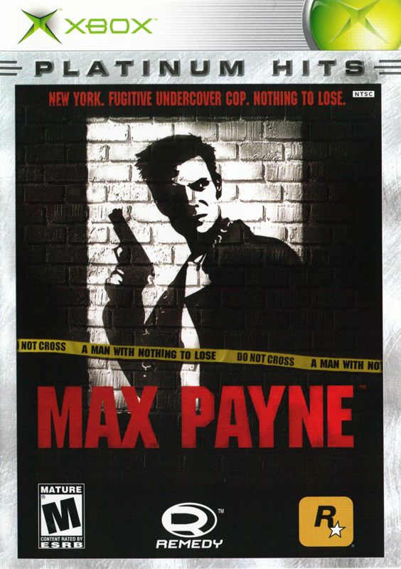 Front Cover for Max Payne (Xbox) (Platinum Hits edition)