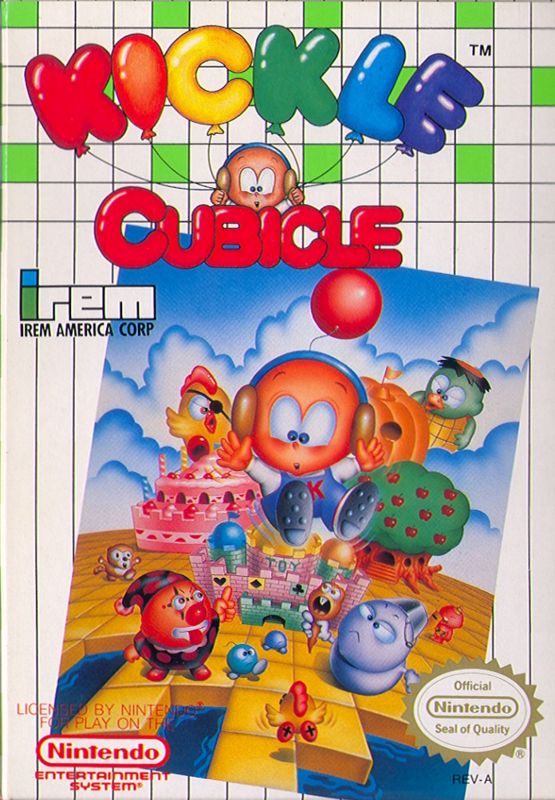 Front Cover for Kickle Cubicle (NES)