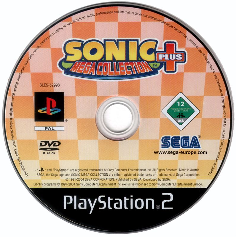 Media for Sonic Mega Collection Plus (PlayStation 2)