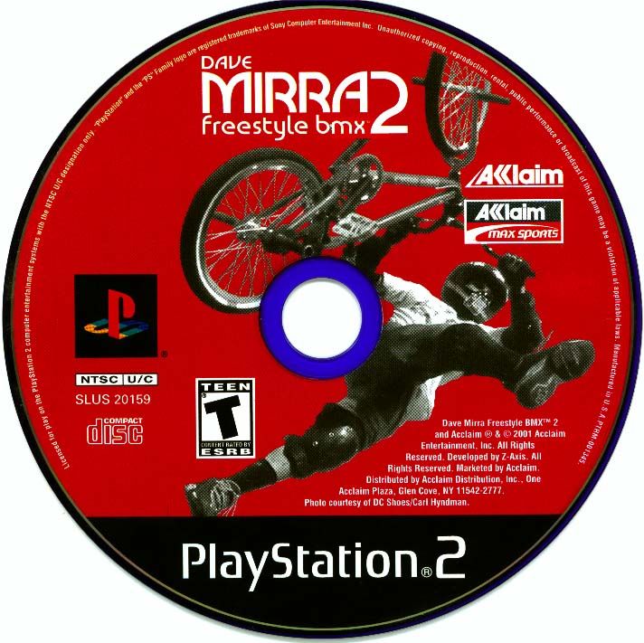 Media for Dave Mirra Freestyle BMX 2 (PlayStation 2)