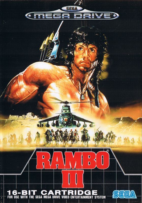 Front Cover for Rambo III (Genesis)