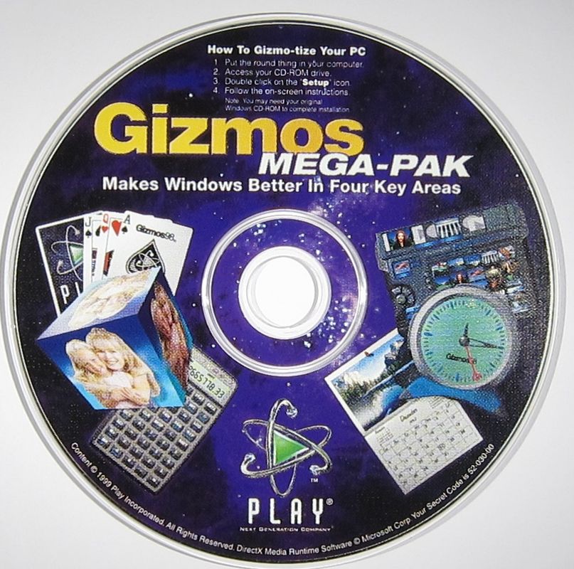 Media for Gizmos Mega-Pak (included games) (Windows)