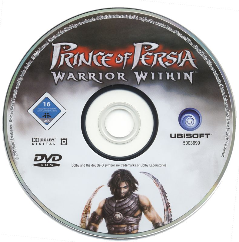 Media for Prince of Persia Trilogy (Windows) (Ubisoft Exclusive release): Warrior Within Disc