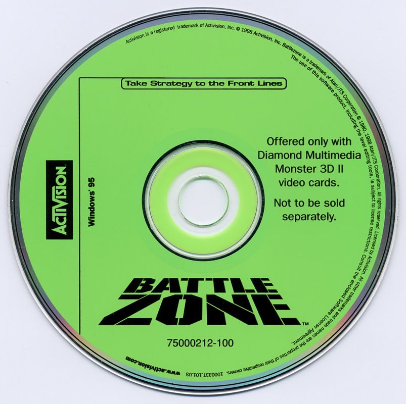 Media for Battlezone (Windows) (Diamond Multimedia OEM Version)