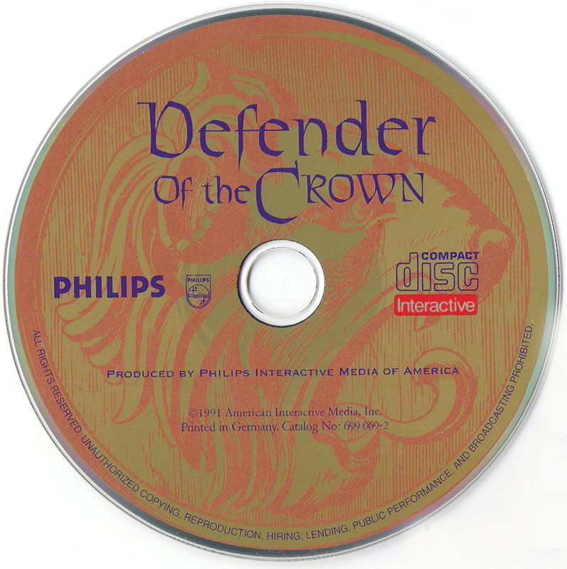 Media for Defender of the Crown (CD-i)