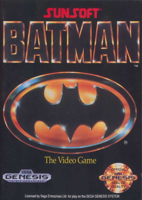 Front Cover for Batman: The Video Game (Genesis)