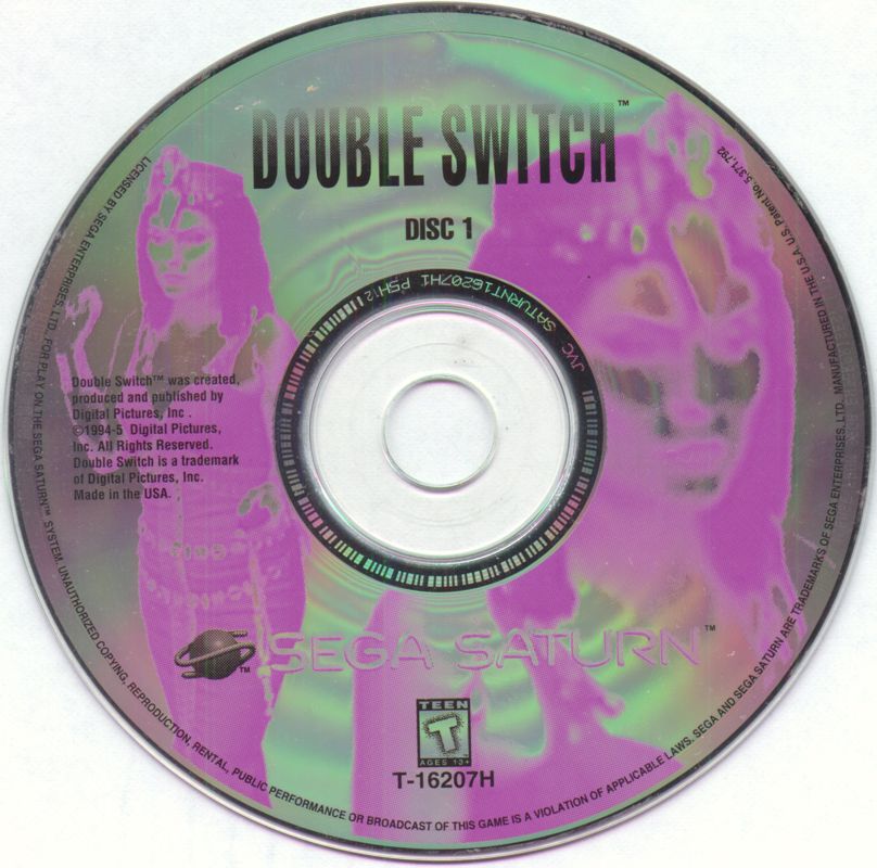 Media for Double Switch (SEGA Saturn): Disc 1/2