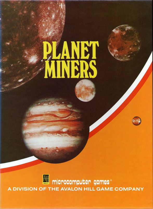 Front Cover for Planet Miners (Apple II and Commodore PET/CBM and TRS-80)