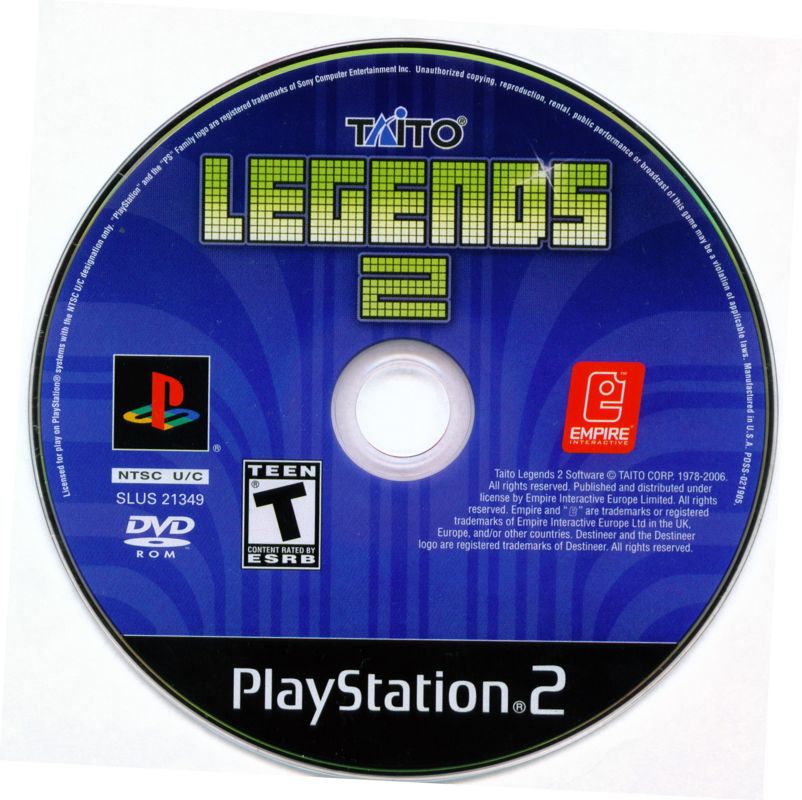 Media for Taito Legends 2 (PlayStation 2)