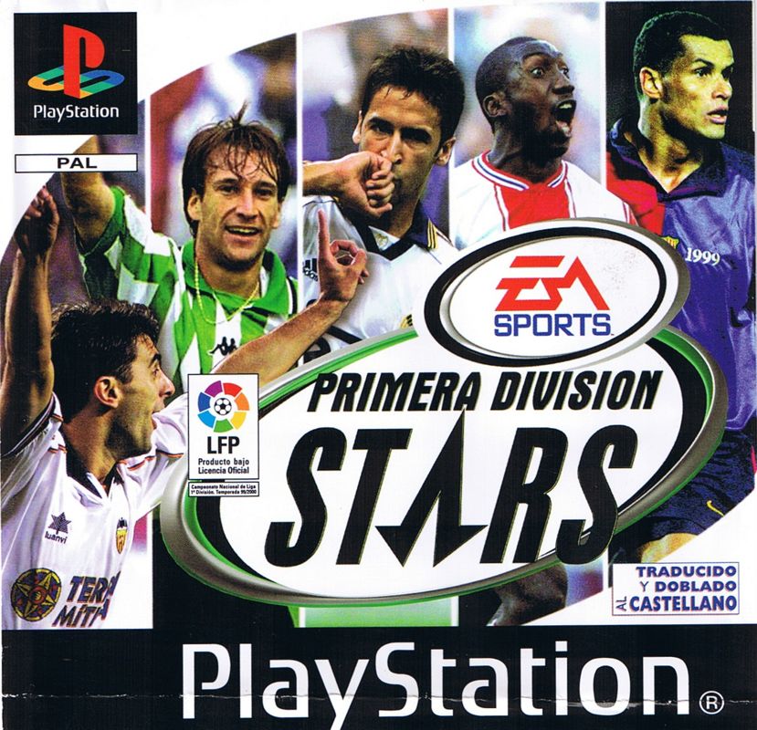 Front Cover for The F.A. Premier League Stars (PlayStation) (Spanish League version)