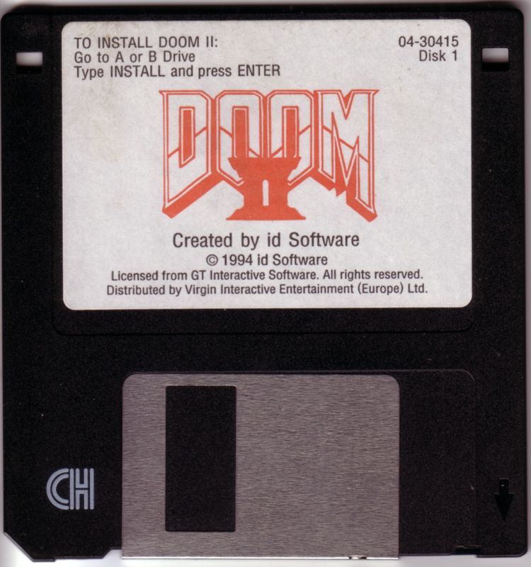 Media for Doom II (DOS) (3.5" floppy disk release): Disk 1/5