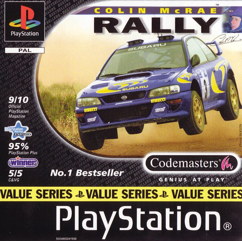 Front Cover for Colin McRae Rally (PlayStation) (Value Series release)