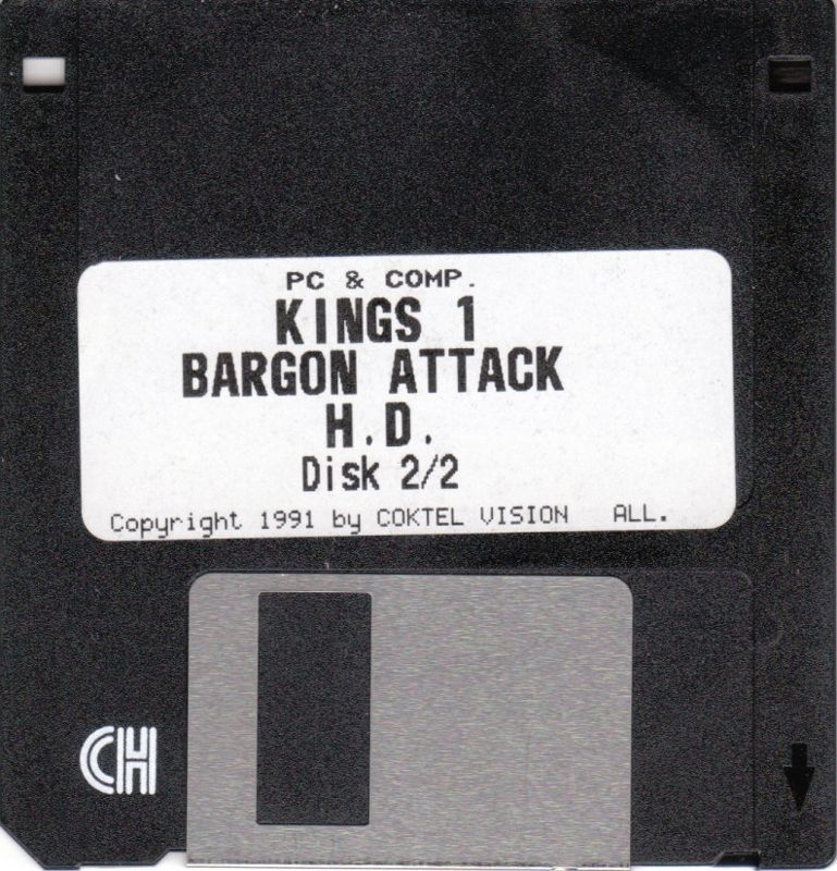 Media for Kings of Adventure 1 (DOS): Bargon Attack - Disk 2/2