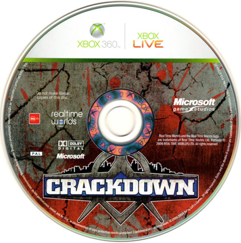 Media for Crackdown (Xbox 360)