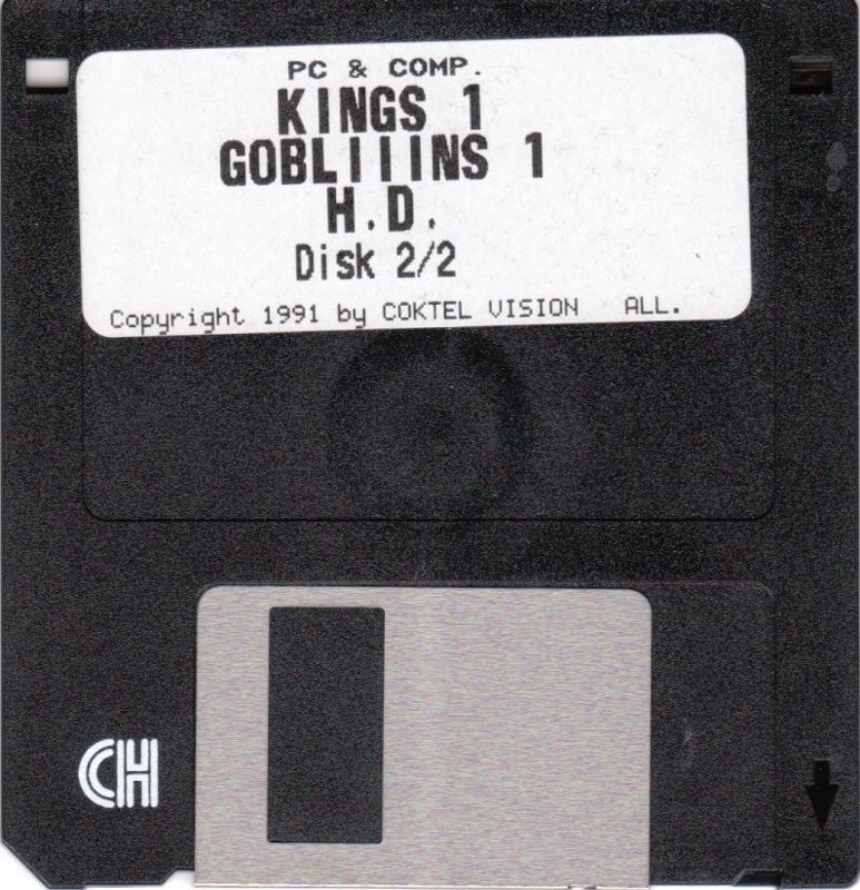 Media for Kings of Adventure 1 (DOS): Gobliiins - Disk 2/2
