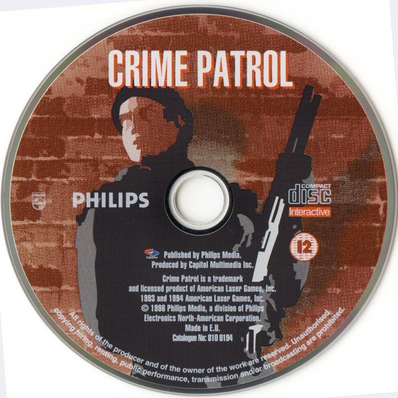 Media for Crime Patrol (CD-i)
