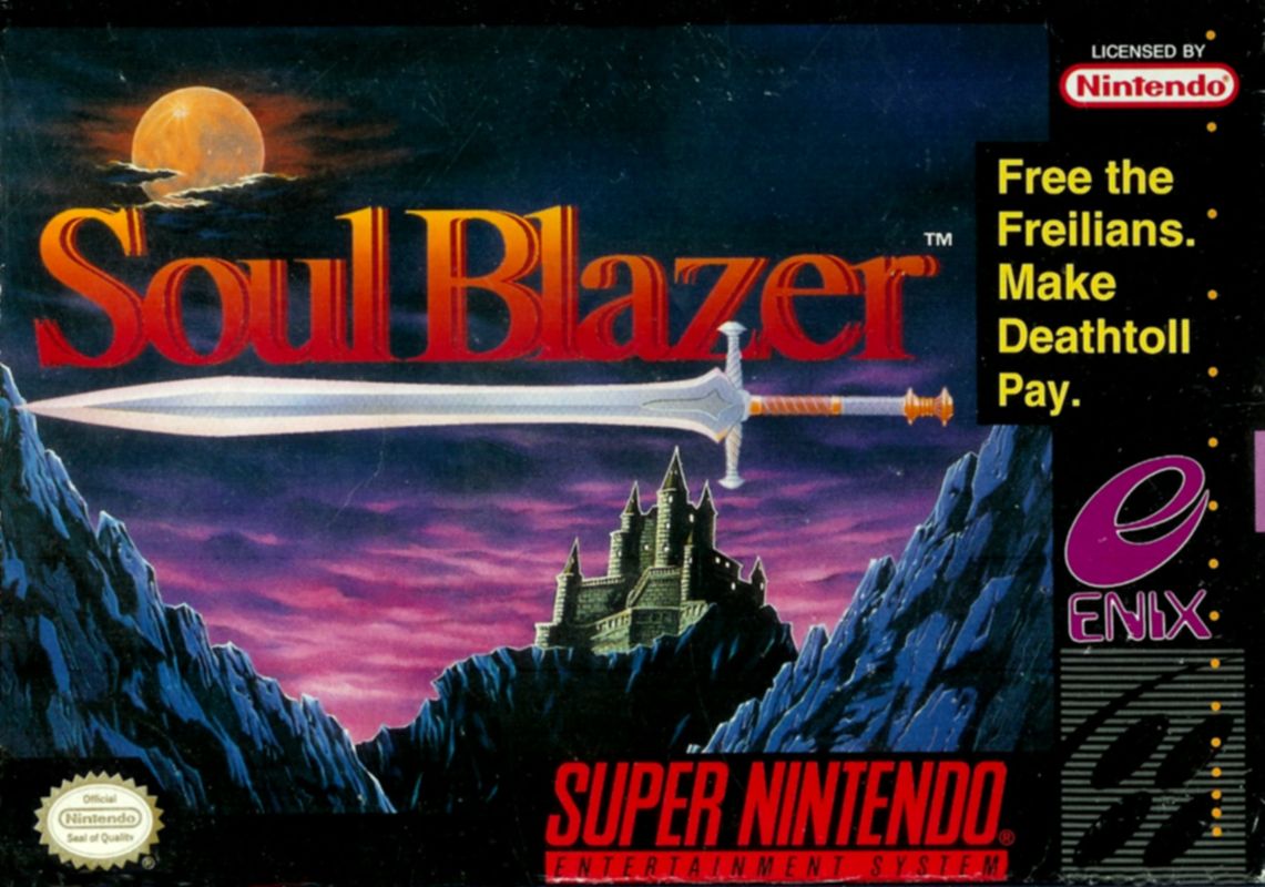 Front Cover for Soul Blazer (SNES)