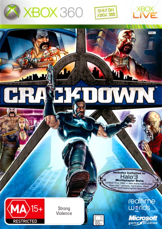 Front Cover for Crackdown (Xbox 360)