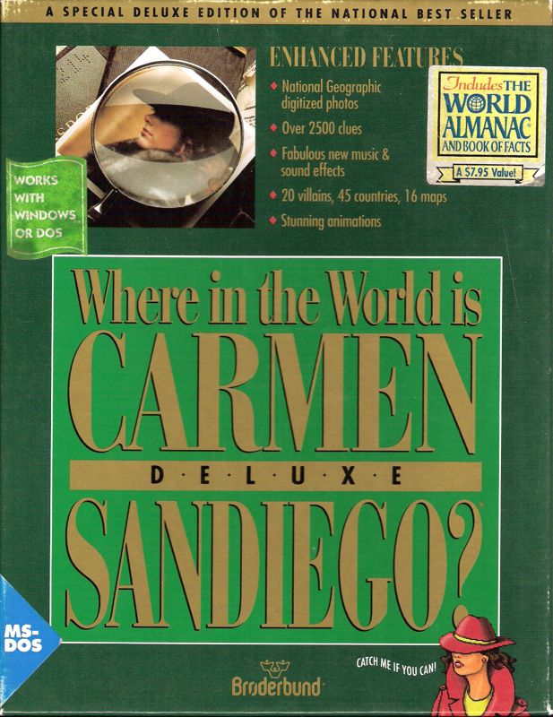 Play Where in the USA is Carmen Sandiego Deluxe online - Play old