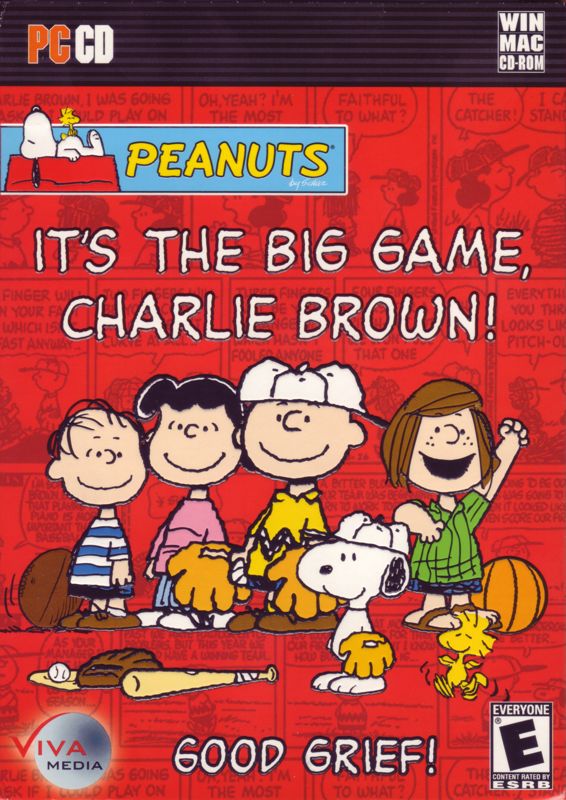 Front Cover for Peanuts: It's the Big Game, Charlie Brown! (Macintosh and Windows)