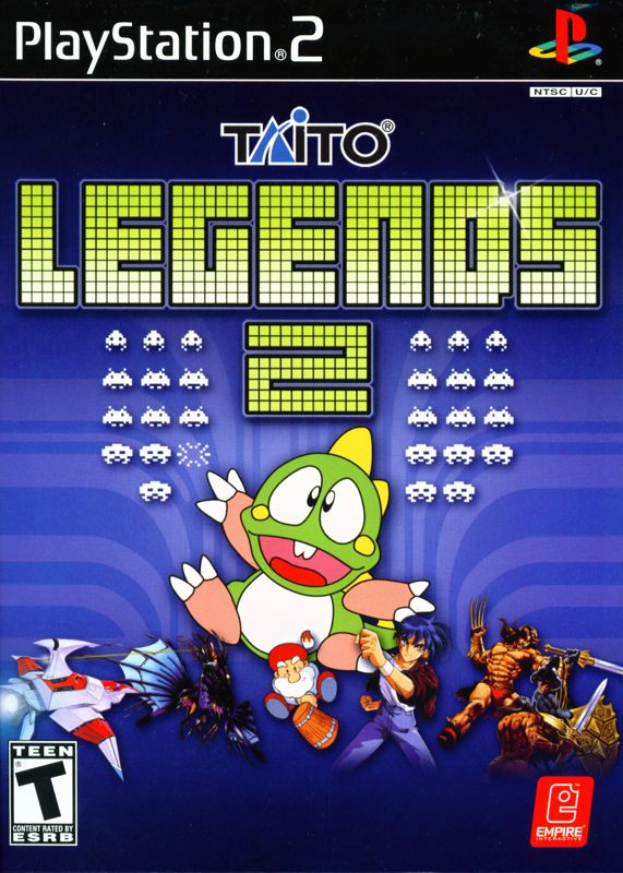 Front Cover for Taito Legends 2 (PlayStation 2)