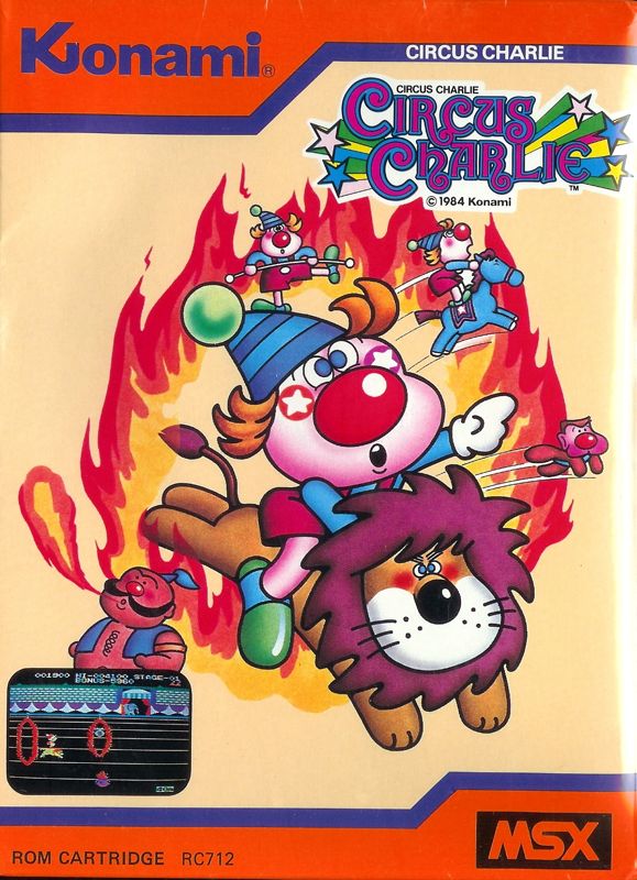 Front Cover for Circus Charlie (MSX)