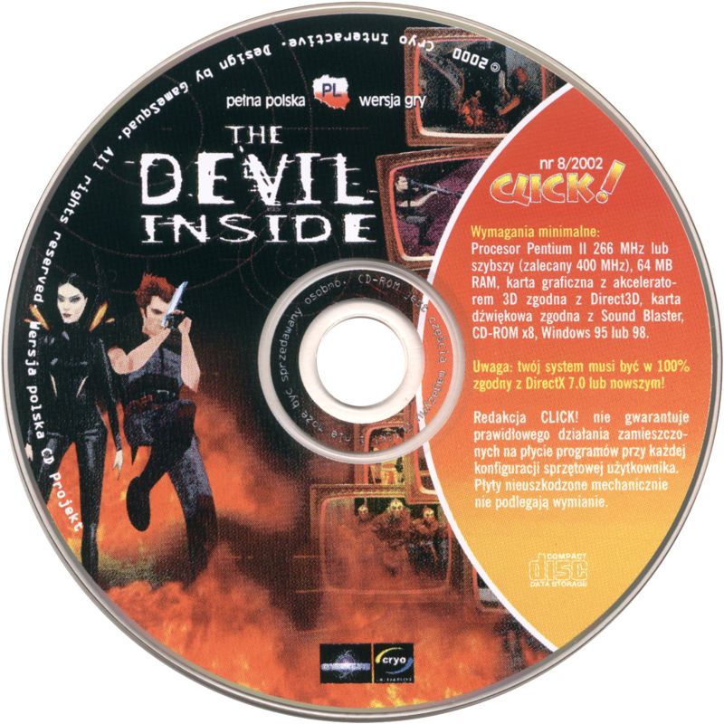 Media for The Devil Inside (Windows) (Click! #8/2002 covermount)