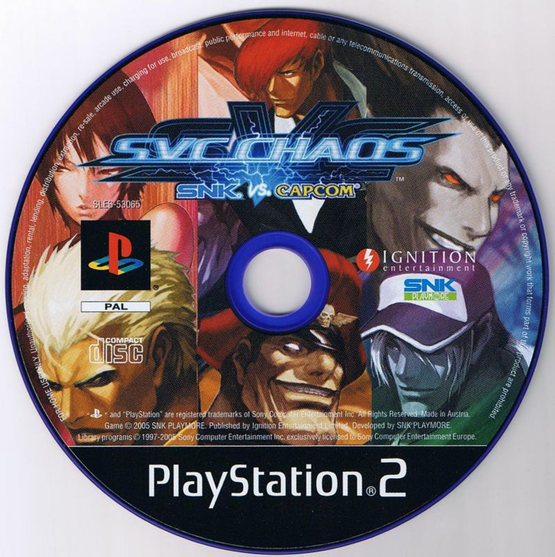 Media for SVC Chaos: SNK vs. Capcom (PlayStation 2)