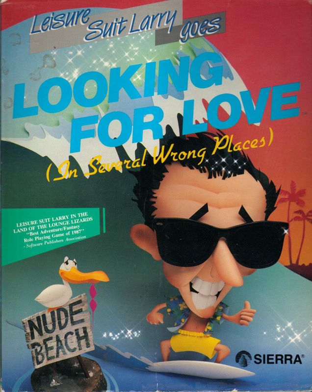 Front Cover for Leisure Suit Larry Goes Looking for Love (In Several Wrong Places) (Amiga)