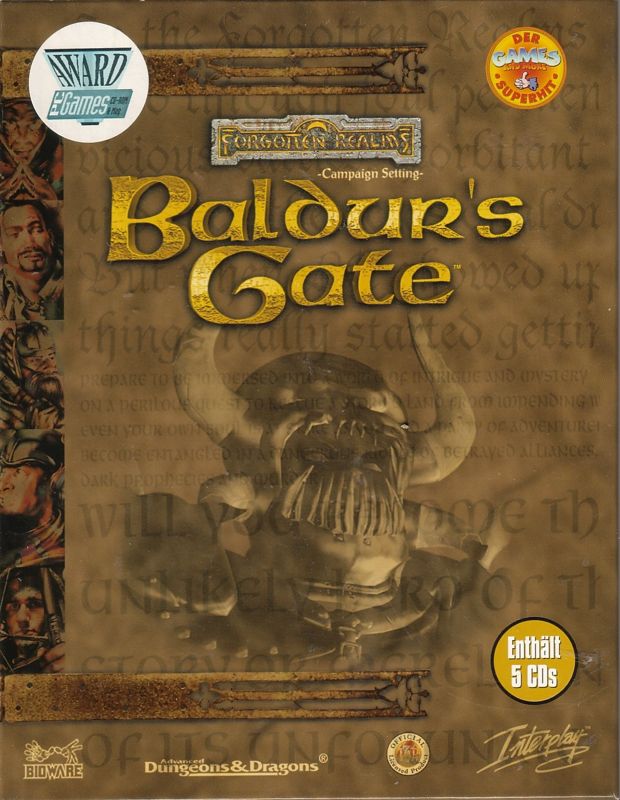 Front Cover for Baldur's Gate (Windows)