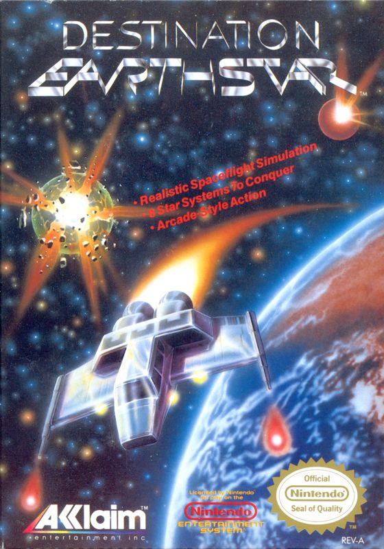 Front Cover for Destination Earthstar (NES)