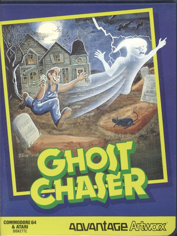 Front Cover for Ghost Chaser (Atari 8-bit and Commodore 64)