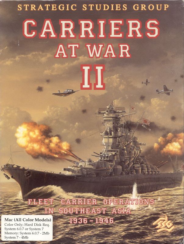 Front Cover for Carriers at War II (Macintosh)