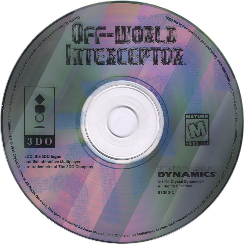 Media for Off-World Interceptor (3DO)