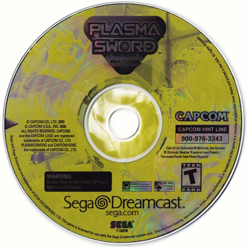 Media for Plasma Sword: Nightmare of Bilstein (Dreamcast)