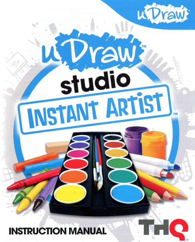 Manual for uDraw Studio: Instant Artist (PlayStation 3): Front