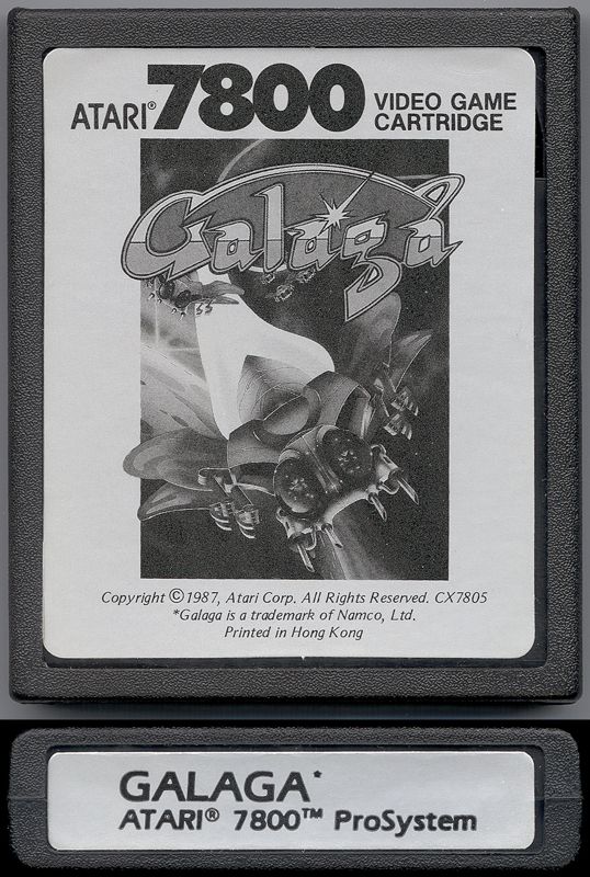 Media for Galaga (Atari 7800)