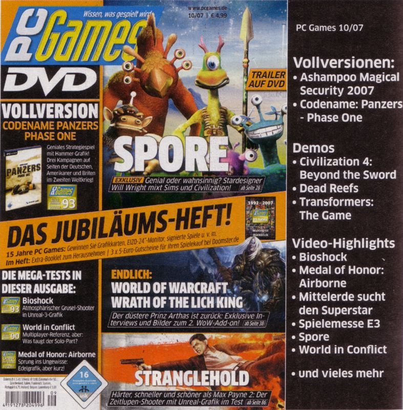 Other for Codename: Panzers - Phase One (Windows) (PC Games 10/07 covermount): Jewel Case - Front