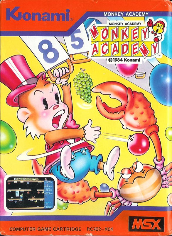 Front Cover for Monkey Academy (MSX)