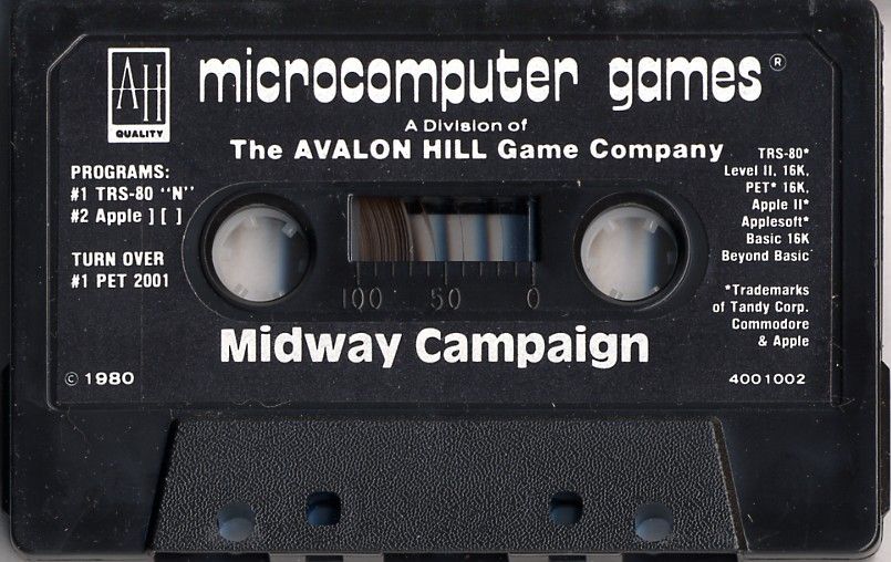 Media for Midway Campaign (Apple II and Commodore PET/CBM and TRS-80)