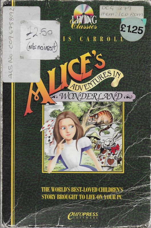 Front Cover for Alice in Wonderland (Windows 16-bit)