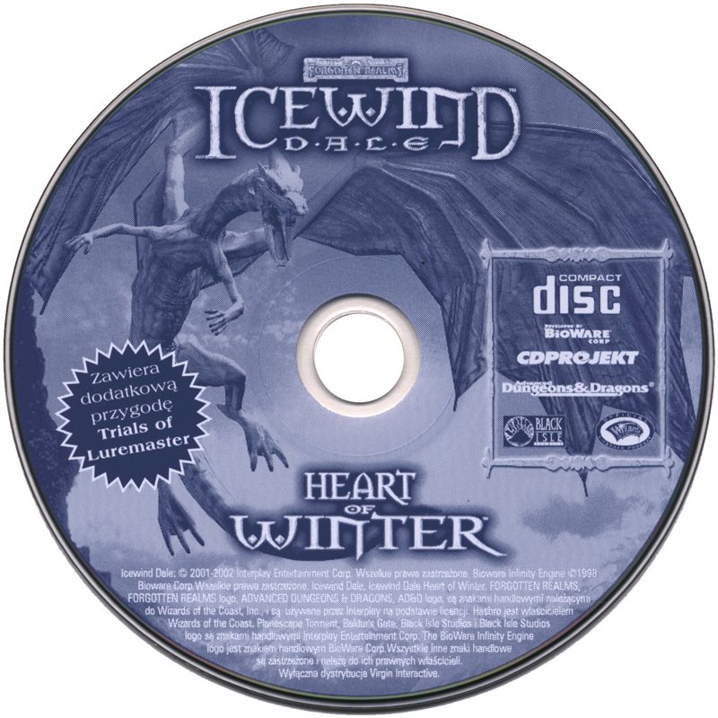 Media for Icewind Dale: Complete (Windows) (nowa eXtra Klasyka release): Icewind Dale: Heart of Winter & Trials of Luremaster