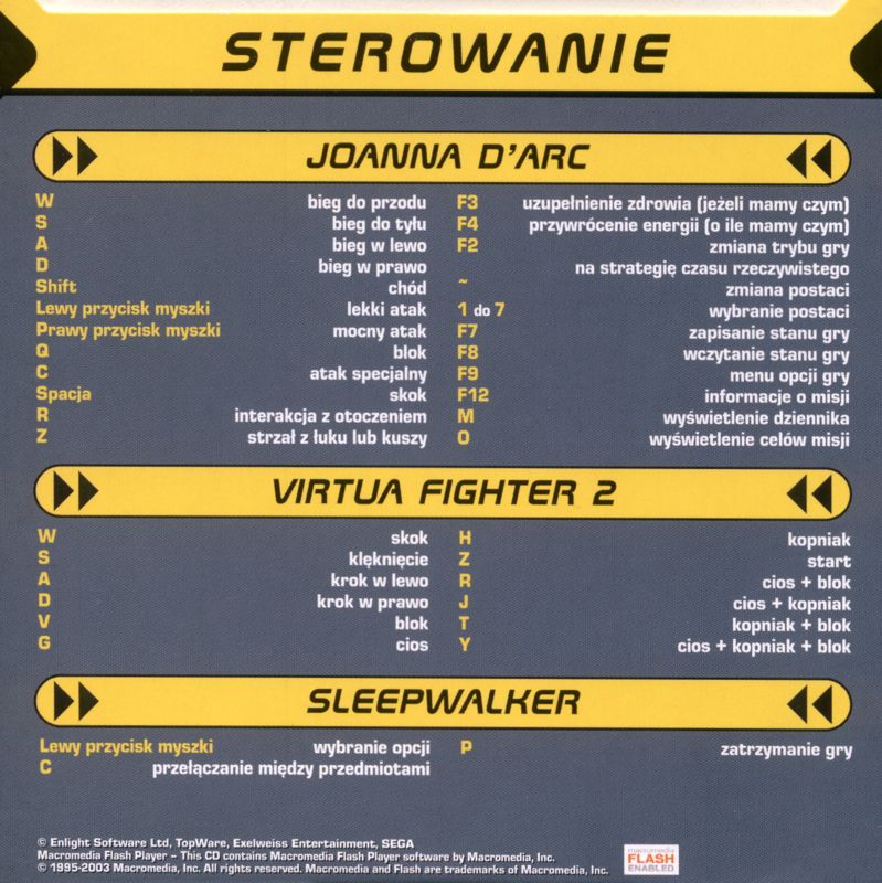 Back Cover for Virtua Fighter 2 (Windows) (Play #8/2005 covermount)