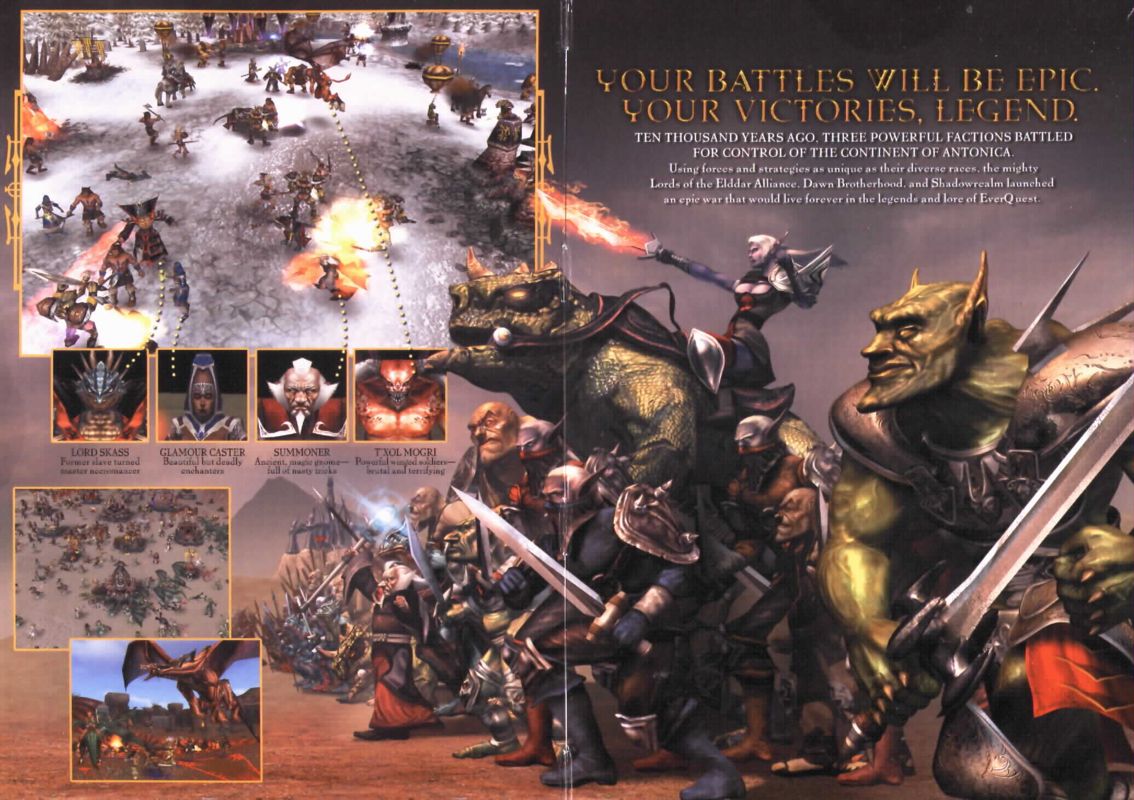 Inside Cover for Lords of EverQuest (Windows)